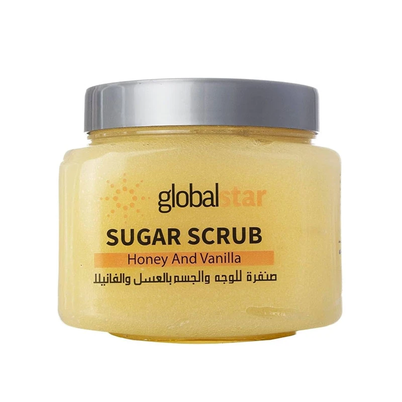 GLOBAL STAR SUGAR SCRUB HONY AND VANILLA 500G سنفرة سكر