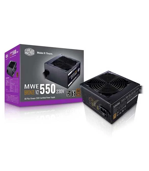 كولر ماستر MWE 550 550 واط برونزي V2 80 PLUS MASTERWATT LITE POWER