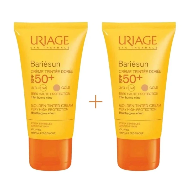 عرض كريم ملون URIAGE BARIESUN SPF50+ 50 مل اشترِ 1 واحصل على 1 مجانًا