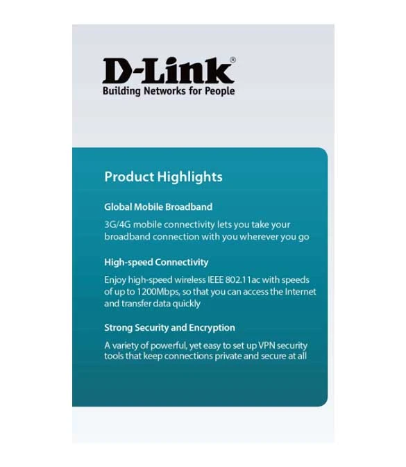 راوتر D-Link DWR-M961 4G AC1200 LTE