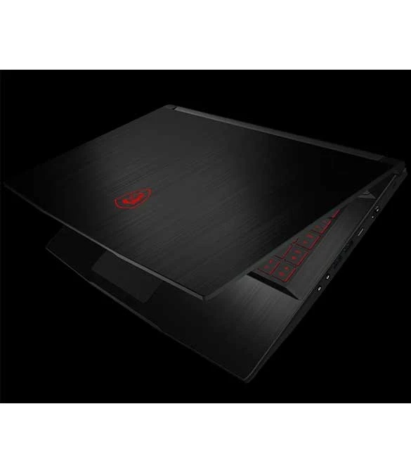 كمبيوتر محمول MSI GF63 رفيع بمعالج Core I5 ​​من الجيل الحادي عشر وبطاقة رسومات GTX 1650 سعة 4 جيجابايت وشاشة 15.6 بوصة ودقة 144 هرتز ودقة FHD للألعاب