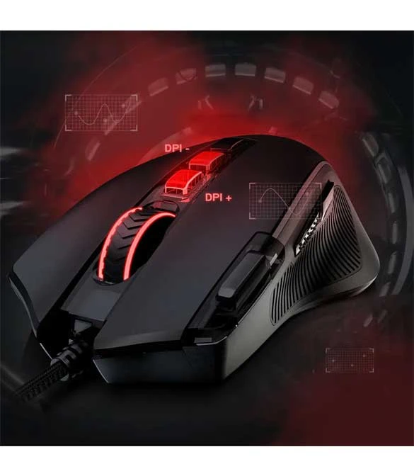 ماوس الألعاب البصري REDRAGON M612 Predator RGB