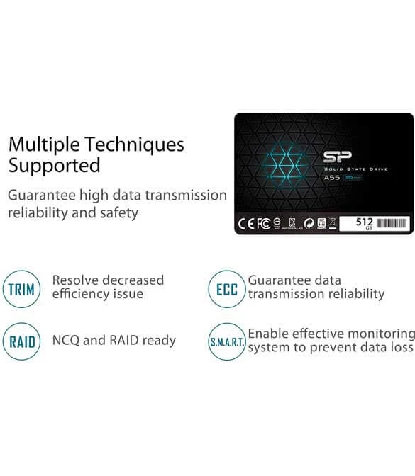 قرص SSD Silicon Power سعة 2 تيرابايت بتقنية 3D NAND SATA III 2.5