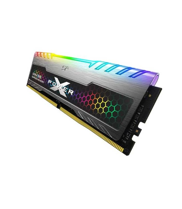 ذاكرة ألعاب UDIMM XPOWER Turbine RGB DDR4 بسعة 8 جيجابايت وتردد 3200 ميجاهرتز من Silicon Power لسطح المكتب