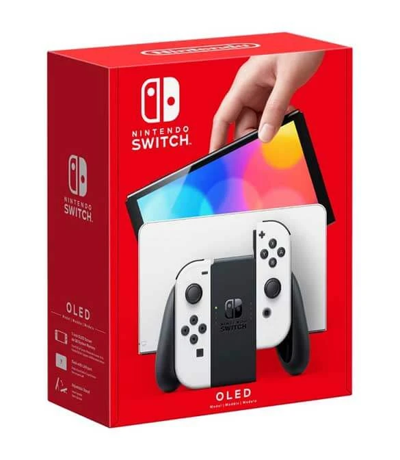 نموذج OLED لجهاز Nintendo Switch ( أبيض )