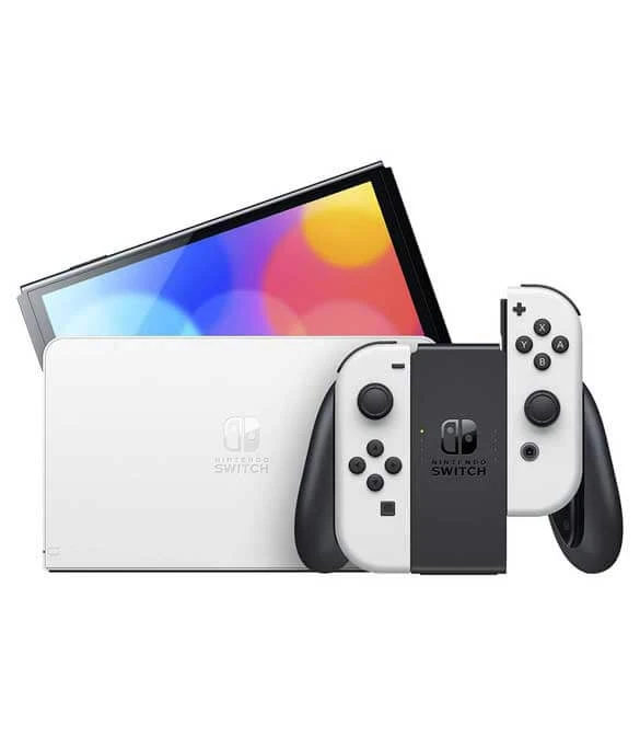 نموذج OLED لجهاز Nintendo Switch ( أبيض )