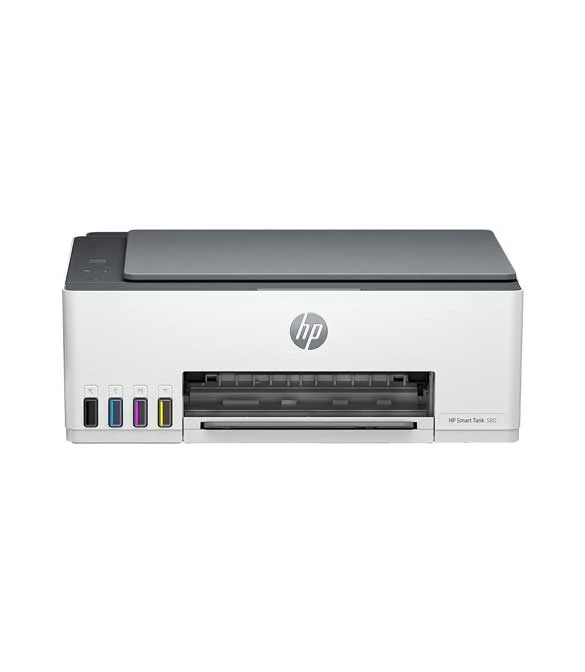 طابعة HP SMART TANK 580 متعددة الإمكانات، حبر ملون أسود وألوان، واي فاي / بلوتوث