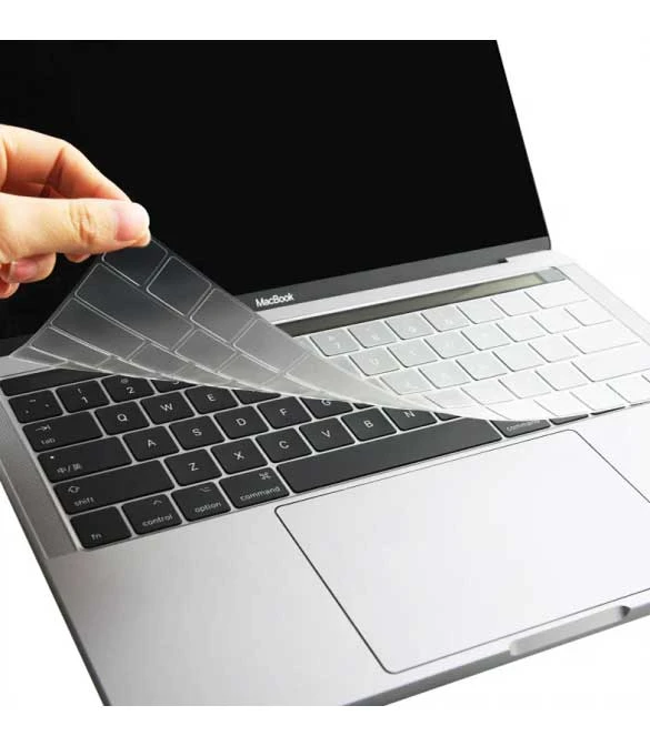 واقي لوحة مفاتيح WiWU لجهاز MacBook (13 pro/2020& 2022& 16) - شفاف