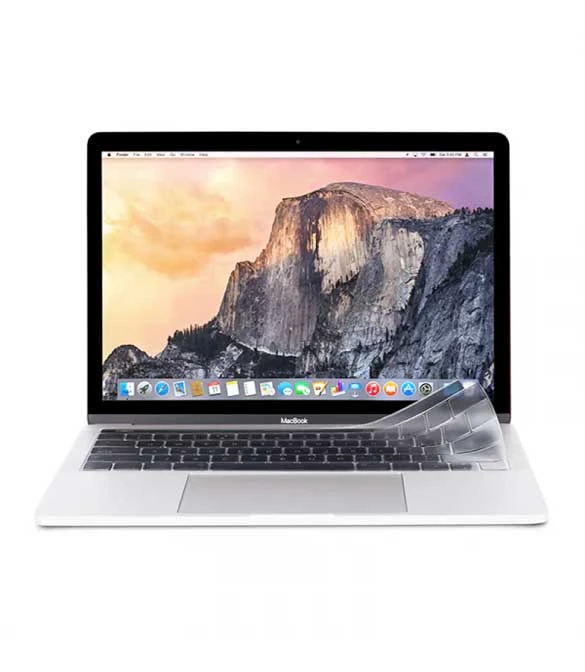 واقي لوحة مفاتيح WiWU لجهاز MacBook (13 pro/2020& 2022& 16) - شفاف