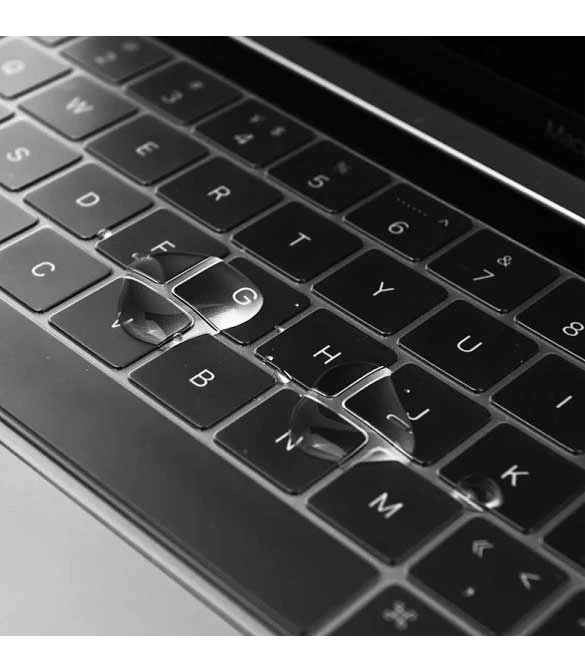 واقي لوحة المفاتيح العالمي WiWU لجهاز MacBook 13 - شفاف