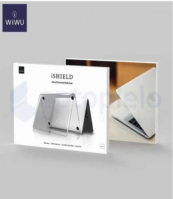 غطاء حماية صلب لجهاز WiWU iShield 16.2/2021&2023 - أبيض