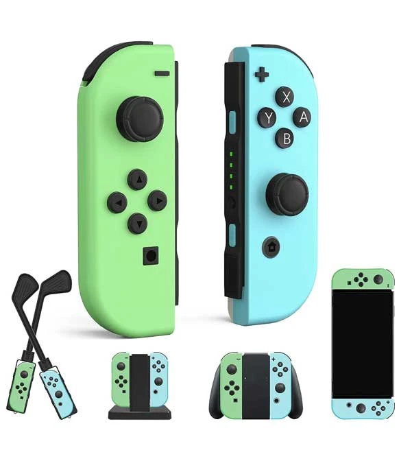 وحدة تحكم Nintendo Joy-Con (يسار/يمين) - أزرق فاتح/أخضر