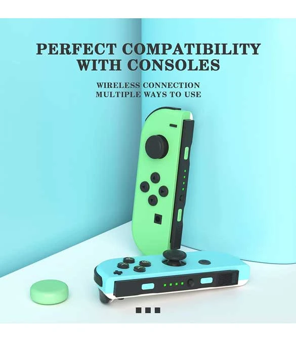 وحدة تحكم Nintendo Joy-Con (يسار/يمين) - أزرق فاتح/أخضر