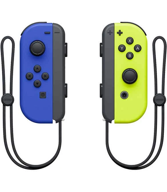 وحدة تحكم Nintendo Joy-Con (يسار/يمين) - أزرق/أصفر نيون