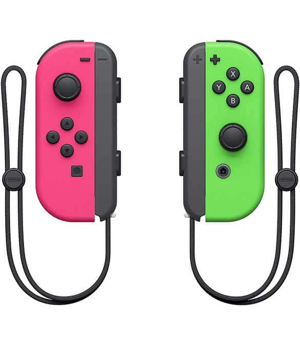 وحدة تحكم Nintendo Joy-Con (يسار/يمين) - وردي نيون / أخضر نيون