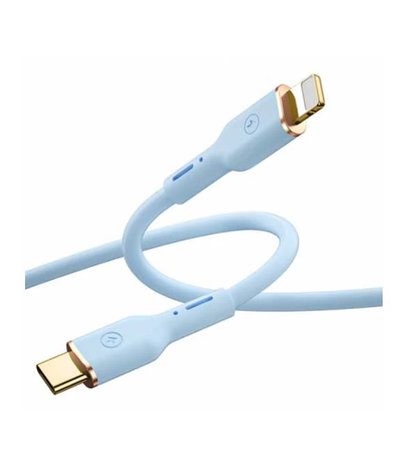 كابل WiWU Blue Vitality YQ01 USB C إلى Lightning