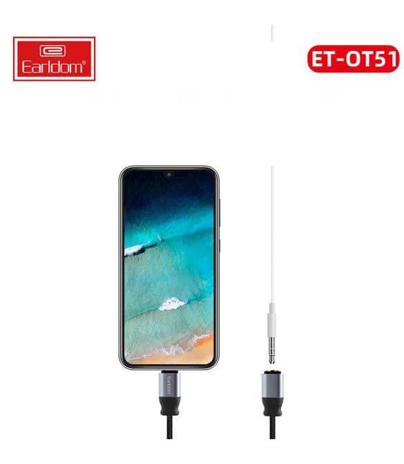 Earldom USB-C ذكر - 3.5 ملم أنثى (ET-OT51)