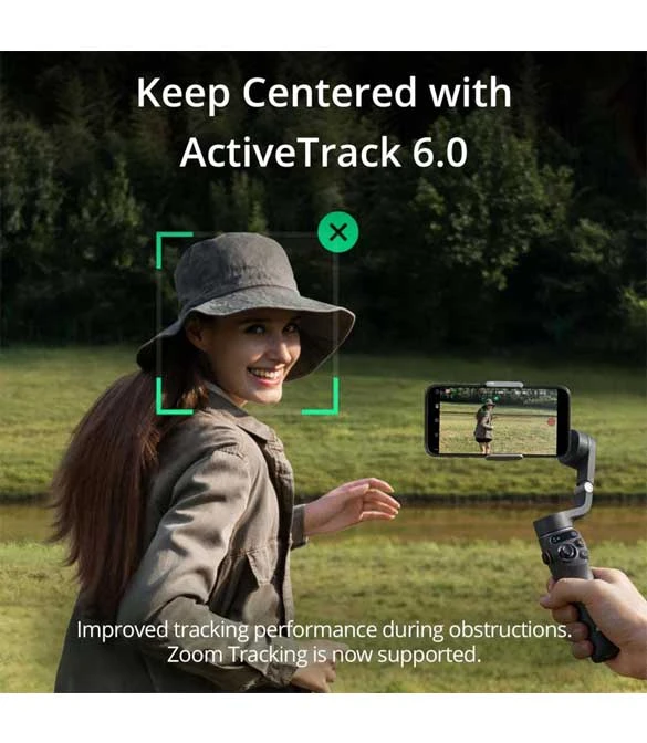 مثبت ثلاثي المحاور DJI Osmo Mobile 6 للهواتف الذكية