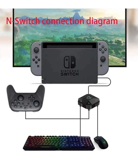 محول لوحة المفاتيح والماوس NS-Switch TNS-19077 من Dobe