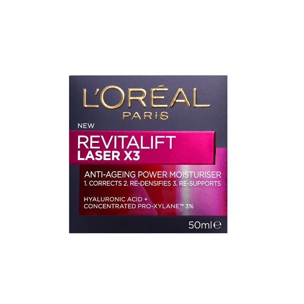 L'Oréal كريم النهار ريفيتاليفت ليزر X3 من لوريال باريس 50 مل