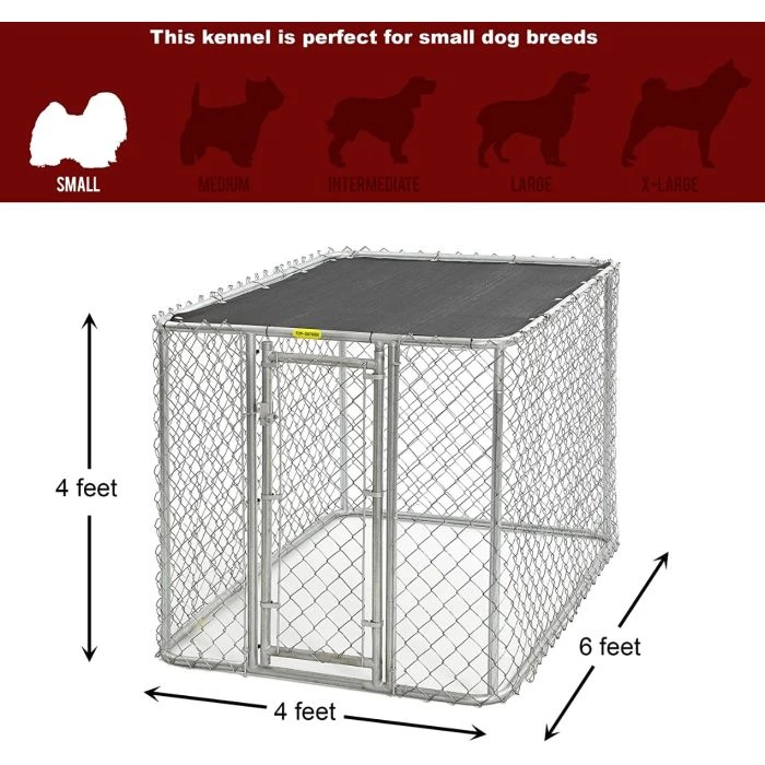 قفص محمول من سلسلة فولاذية K9 من MidWest