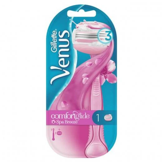 Gillette Venus Comfortglide Razor 3 blade 1 u. Spa breeze.