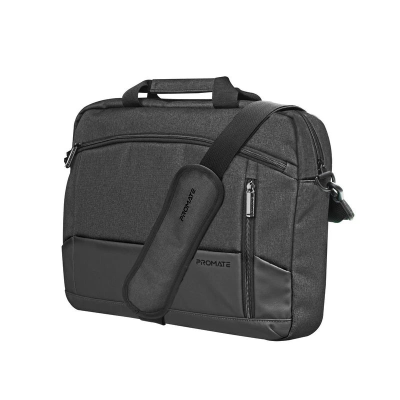 حقيبة Promate Satchel-MB SleekComfort™ للكمبيوتر المحمول مقاس 15.6 بوصة