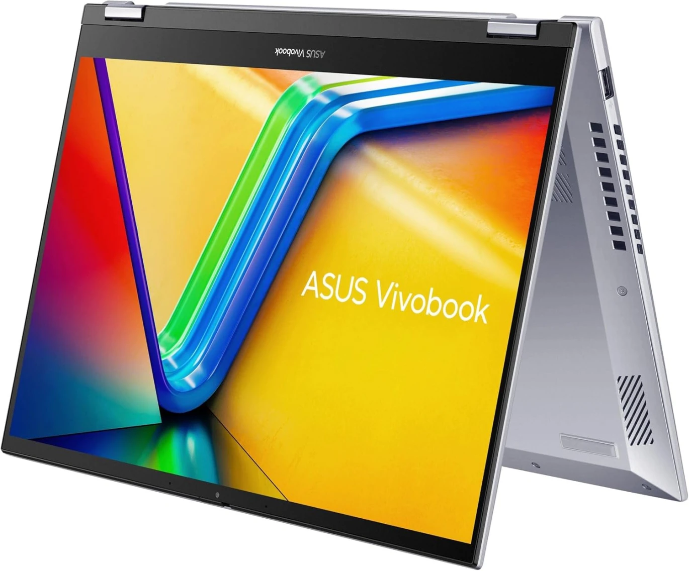 ASUS Vivobook S 14 Flip (TP3402VA-LZ144W) Intel® Core™ i9-13900H 16GB DDR4، 1TB M.2، شاشة 14.0 بوصة WUXGA تعمل باللمس - فضي رائع