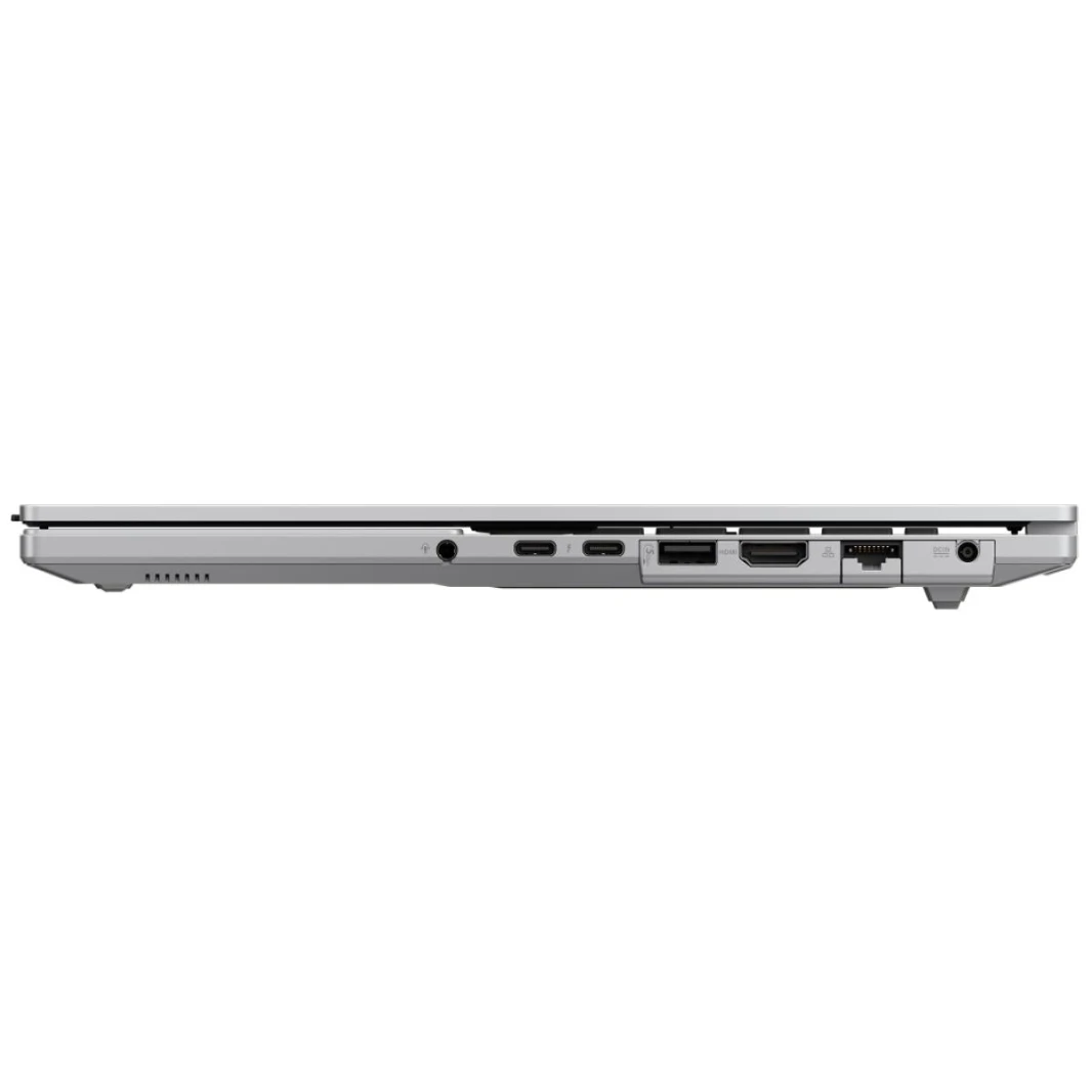 كمبيوتر محمول ASUS Vivobook Pro 15 OLED (N6506MV-MA022)، مقاس 15.6 بوصة، بدقة 3K، وتردد 120 هرتز، ومعالج Intel Ultra 7 155H، وبطاقة رسومات NVIDIA GeForce RTX™ 4060، ومحرك أقراص SSD سعة 1 تيرابايت، باللون الفضي الرائع