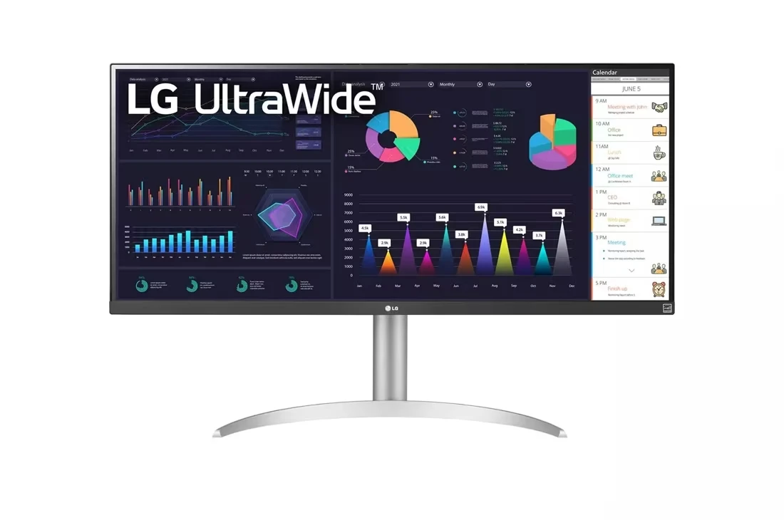 شاشة LG 34WQ650-B UltraWide™ Full HD IPS 21:9 مقاس 34 بوصة