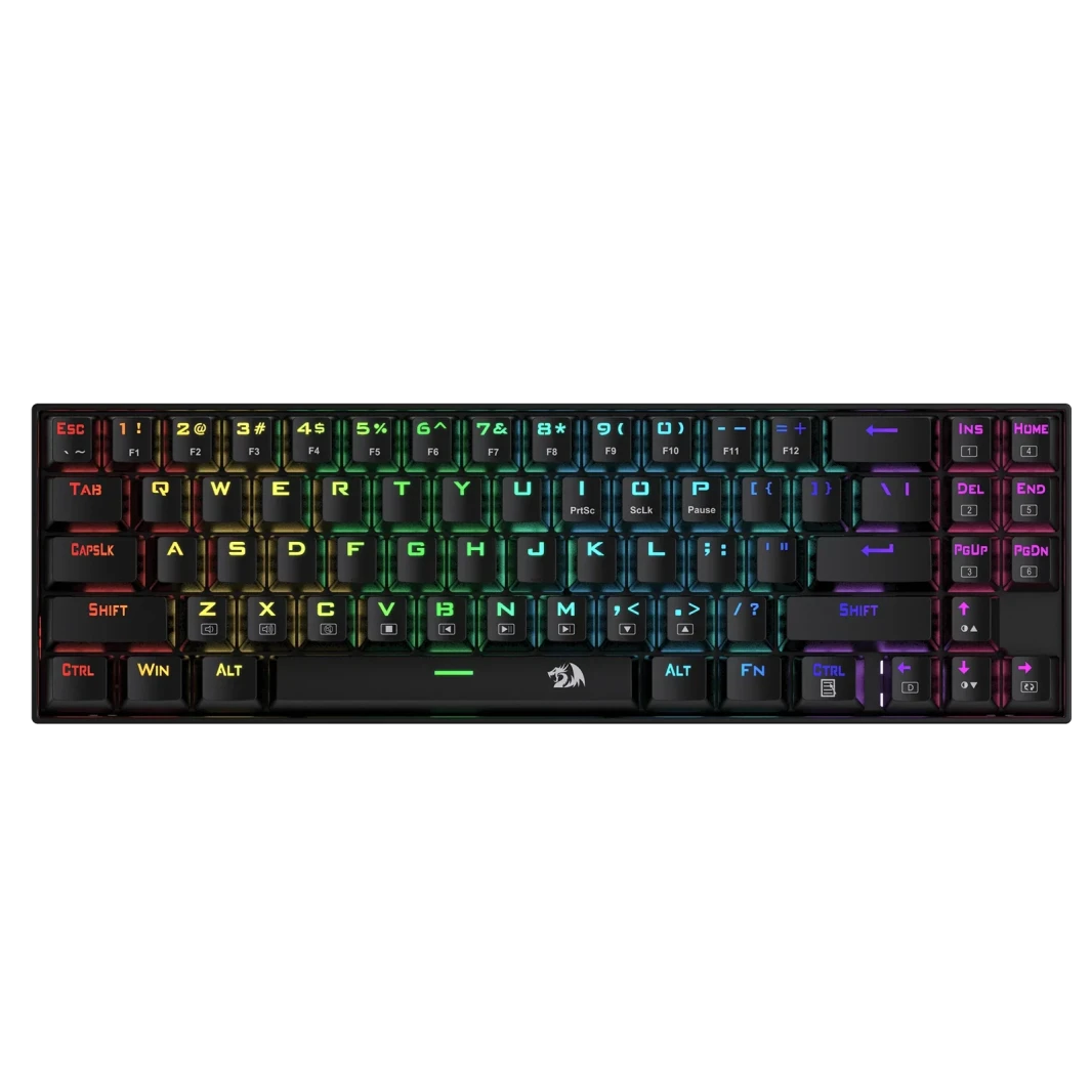 REDRAGON K599-KRS DEIMOS 65% RGB RED SWITCH GAMING KEYBOARD