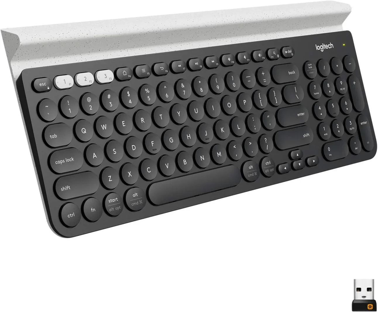 Logitech K780 Multi-Device Wireless Keyboard for Computer, Phone and Tablet