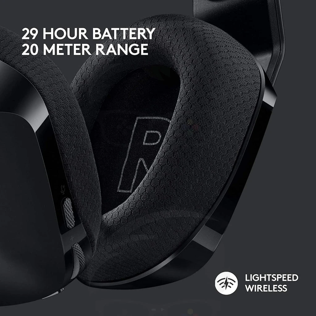 Logitech G733 Lightspeed Wireless Black Gaming Headset