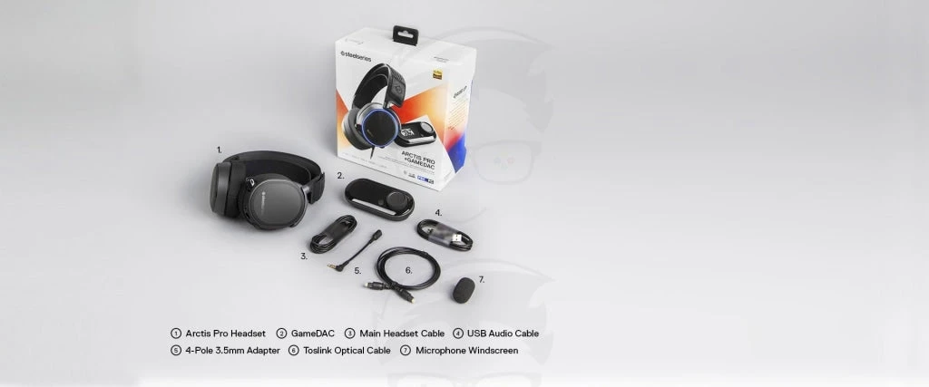 سماعات SteelSeries ARCTIS PRO + GAMEDAC