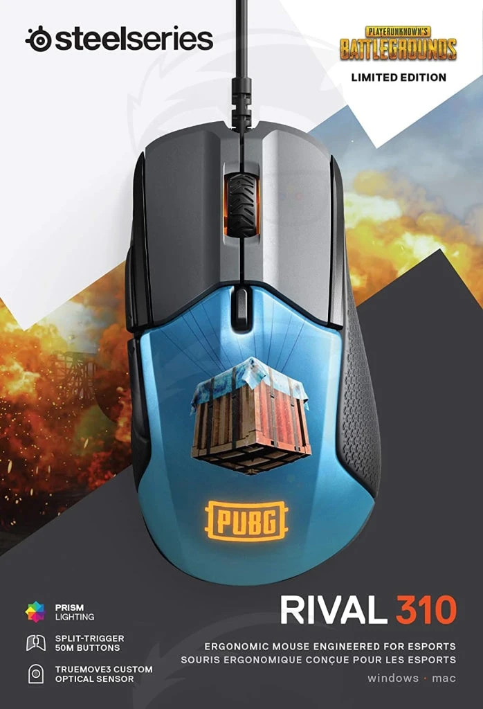 ماوس الألعاب SteelSeries Rival 310 PUBG Edition