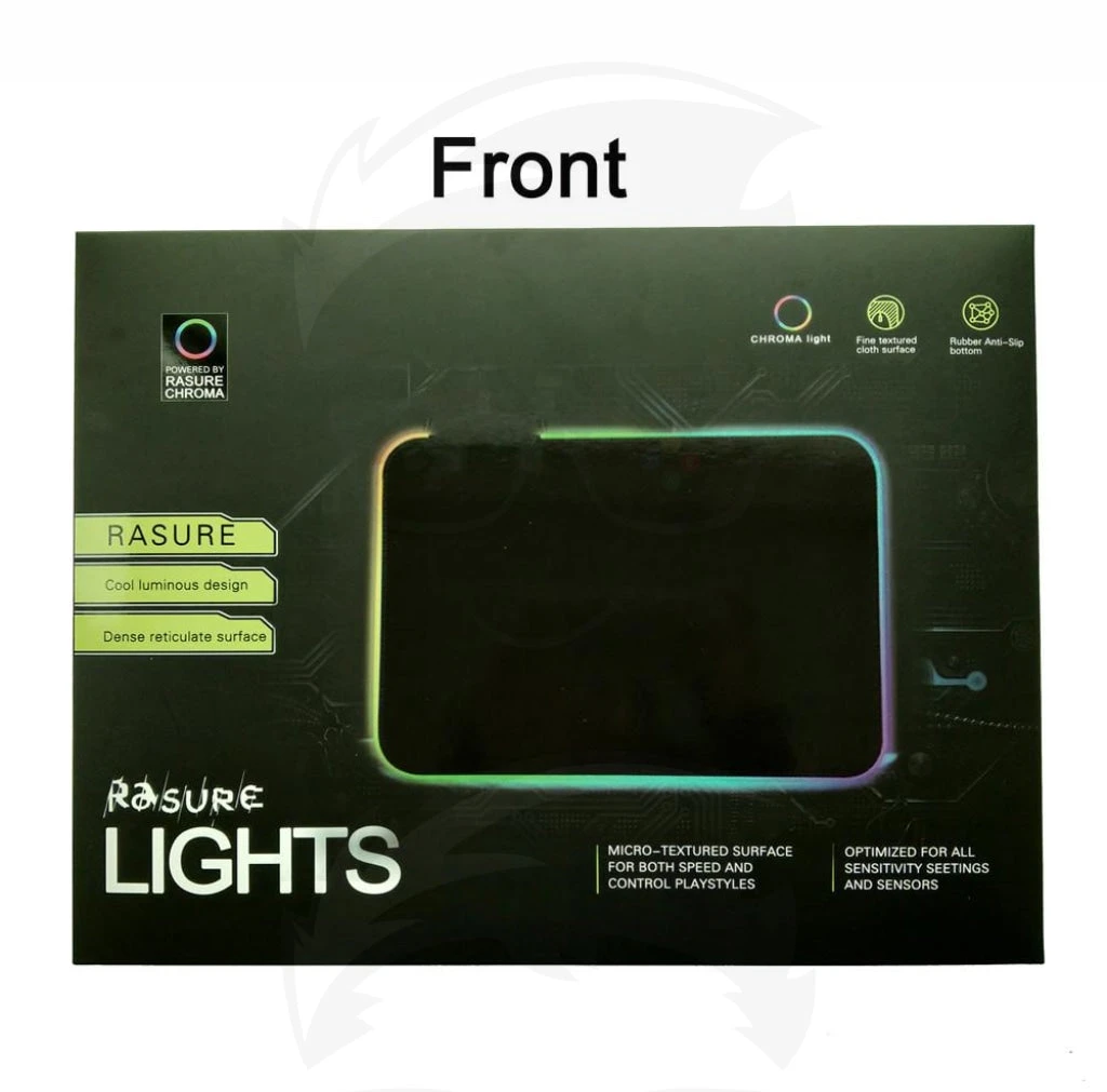 وسادات ماوس Rasure Flashing Lighting، وسادات ماوس فارغة RGB