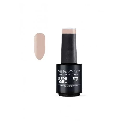 طلاء أظافر شبه جل من Elixir Make Up، 172 Tan، 15 مل