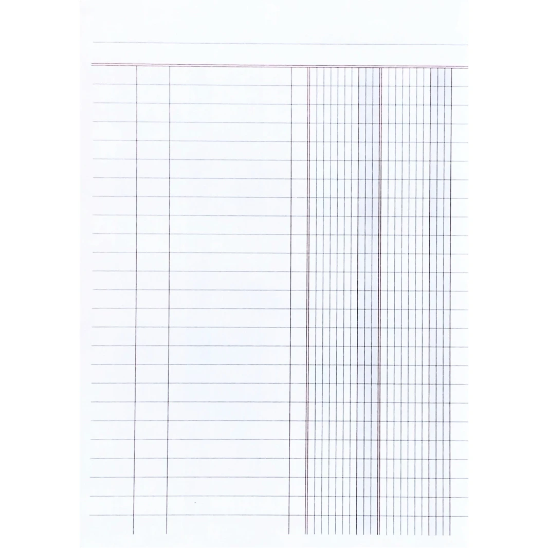 Ledger Accounts Book 2 Columns Diary Size - حجم الأجندة 2 خانة