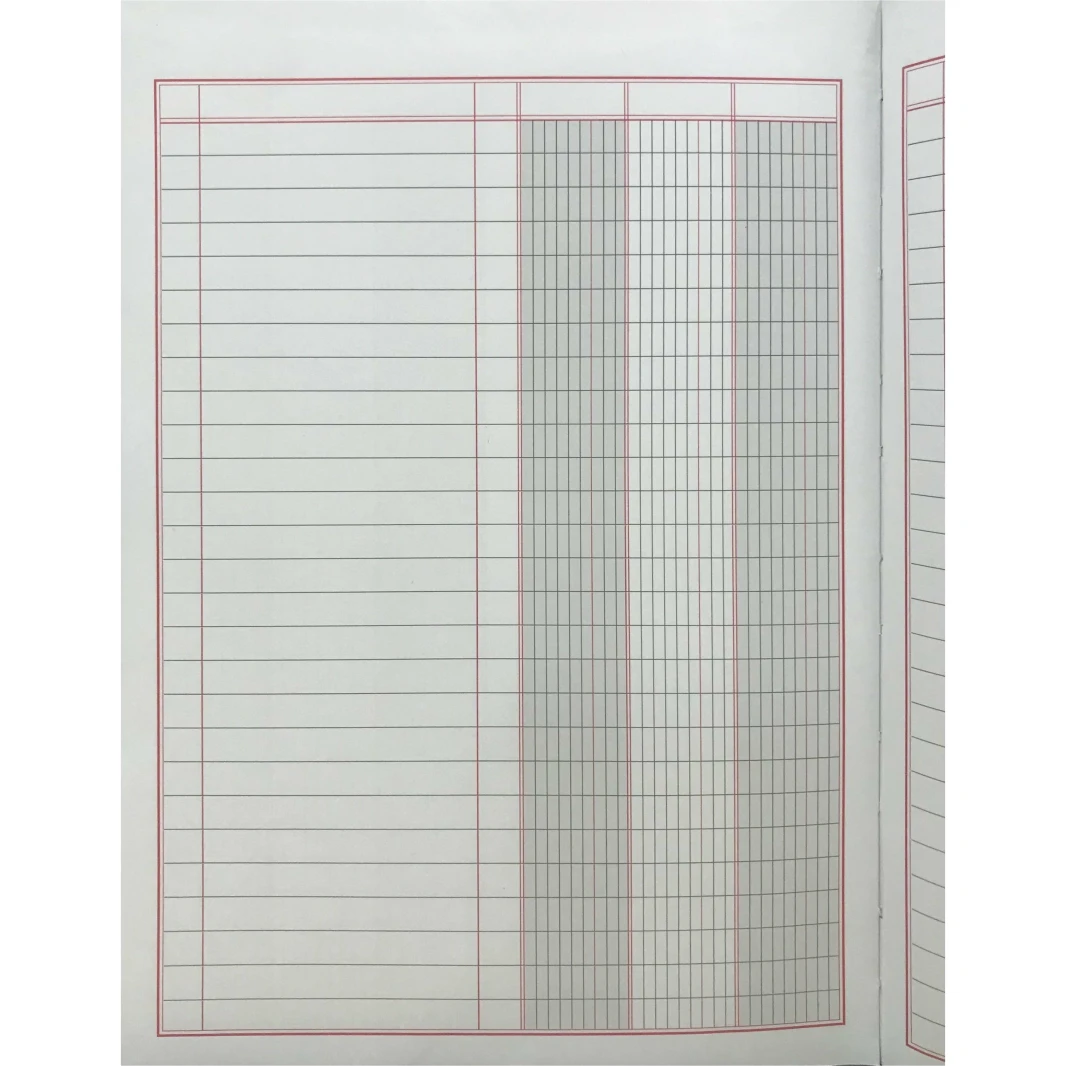 Ledger Accounts Book 3 Columns Diary Size - حجم الاجندة 3 خانة