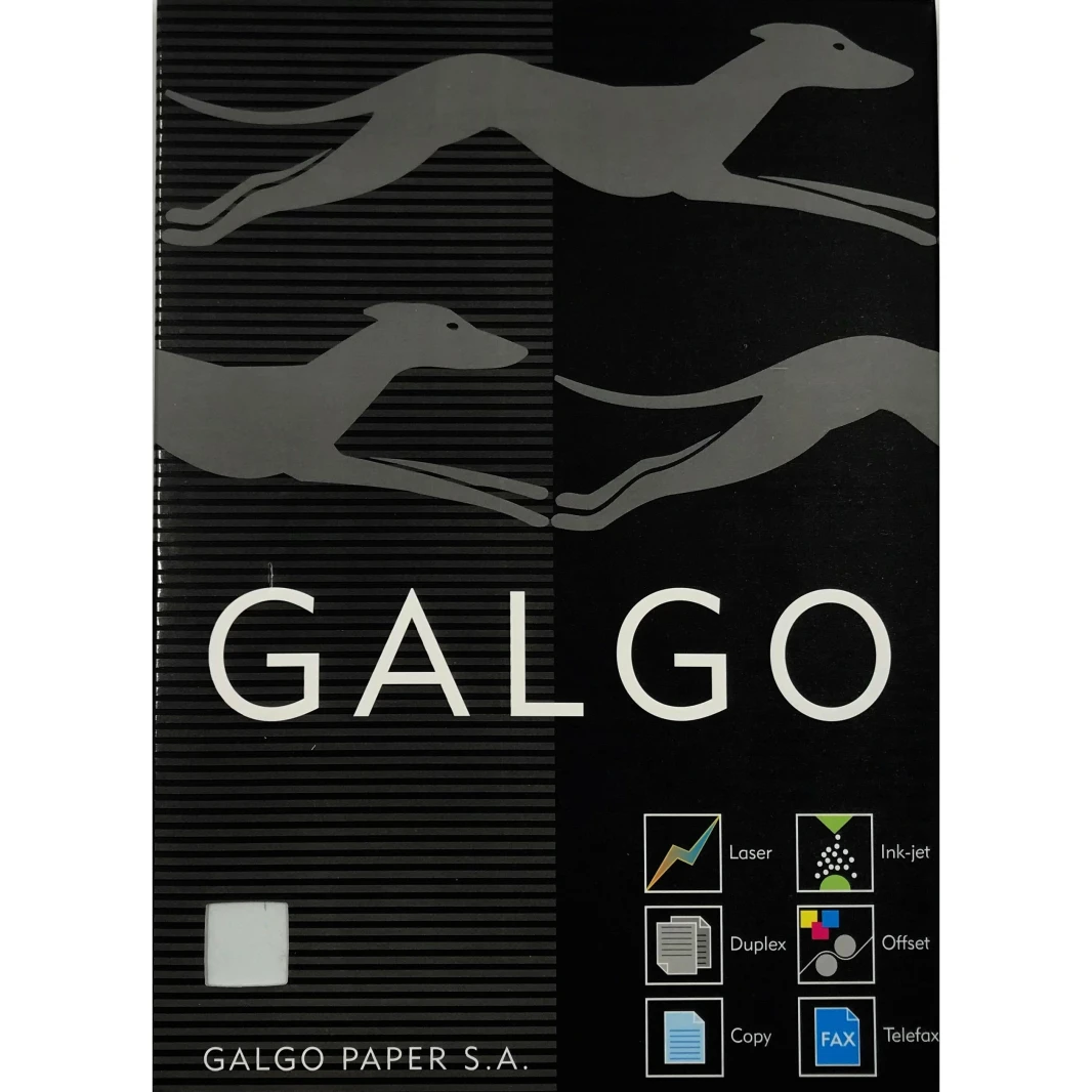 ورق Galgo Smooth Ash Natural Fibre مقاس A4 120 جرام - عبوة من 100 ورقة