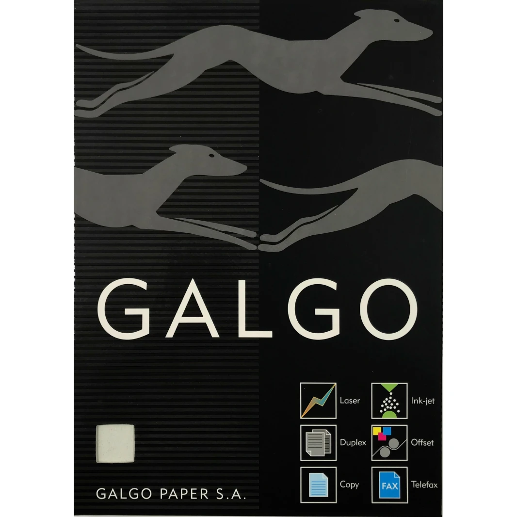 ورق Galgo Laid Ash Natural Fibre Water-marked مقاس A4 120 جرام - عبوة من 100 ورقة