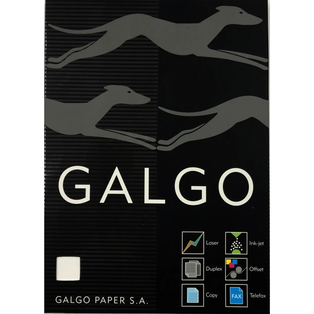 ورق Galgo Laid Chalk Natural Fiber Water-marked 120g A4 - عبوة من 100 ورقة