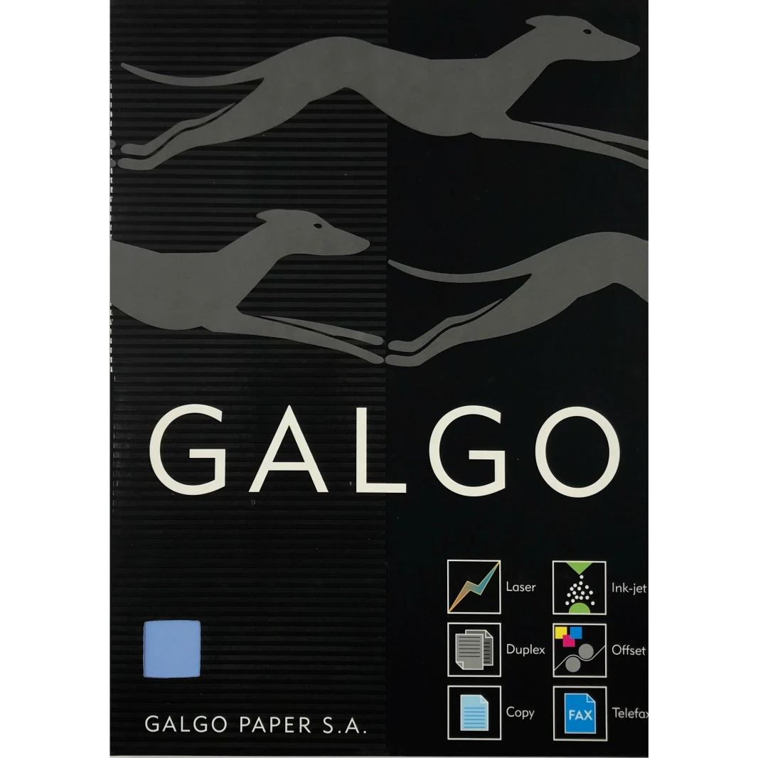 ورق A4 من Galgo Laid Sapphire Blue Water-Marked 100g - عبوة من 100 ورقة