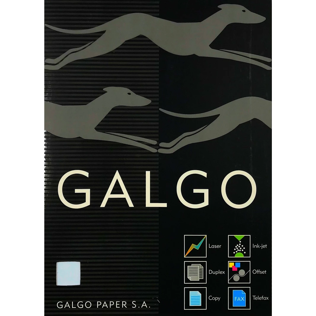 ورق Galgo Laid Sky Blue Water-Marked 100g A4 - عبوة من 100 ورقة