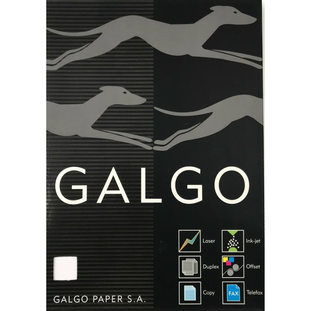 ورق Galgo Linen White 90g منقوش مقاس A4 - عبوة من 100 ورقة