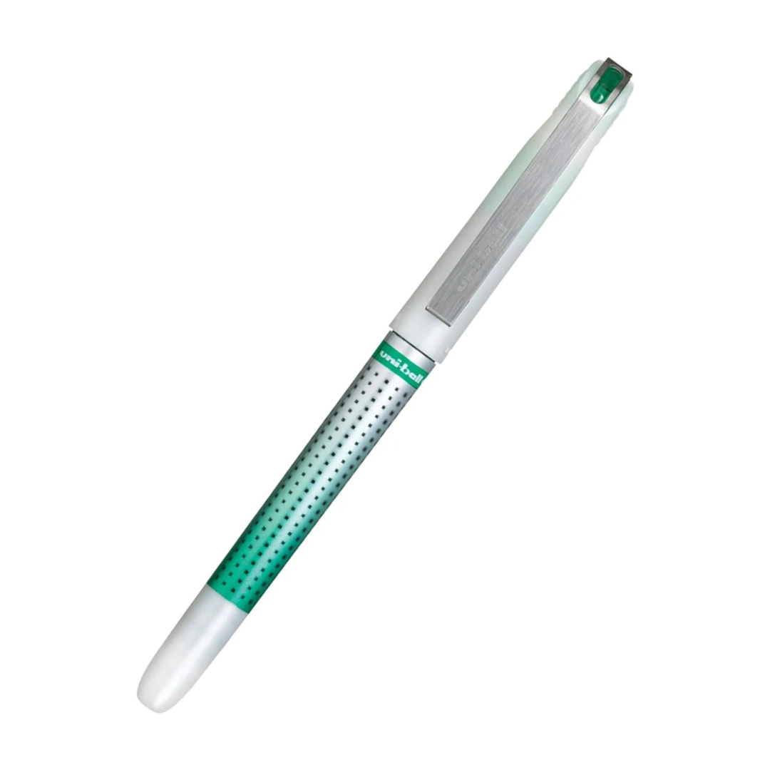 قلم حبر جاف Uniball Eye Needle Point Fine Tip باللون الأخضر