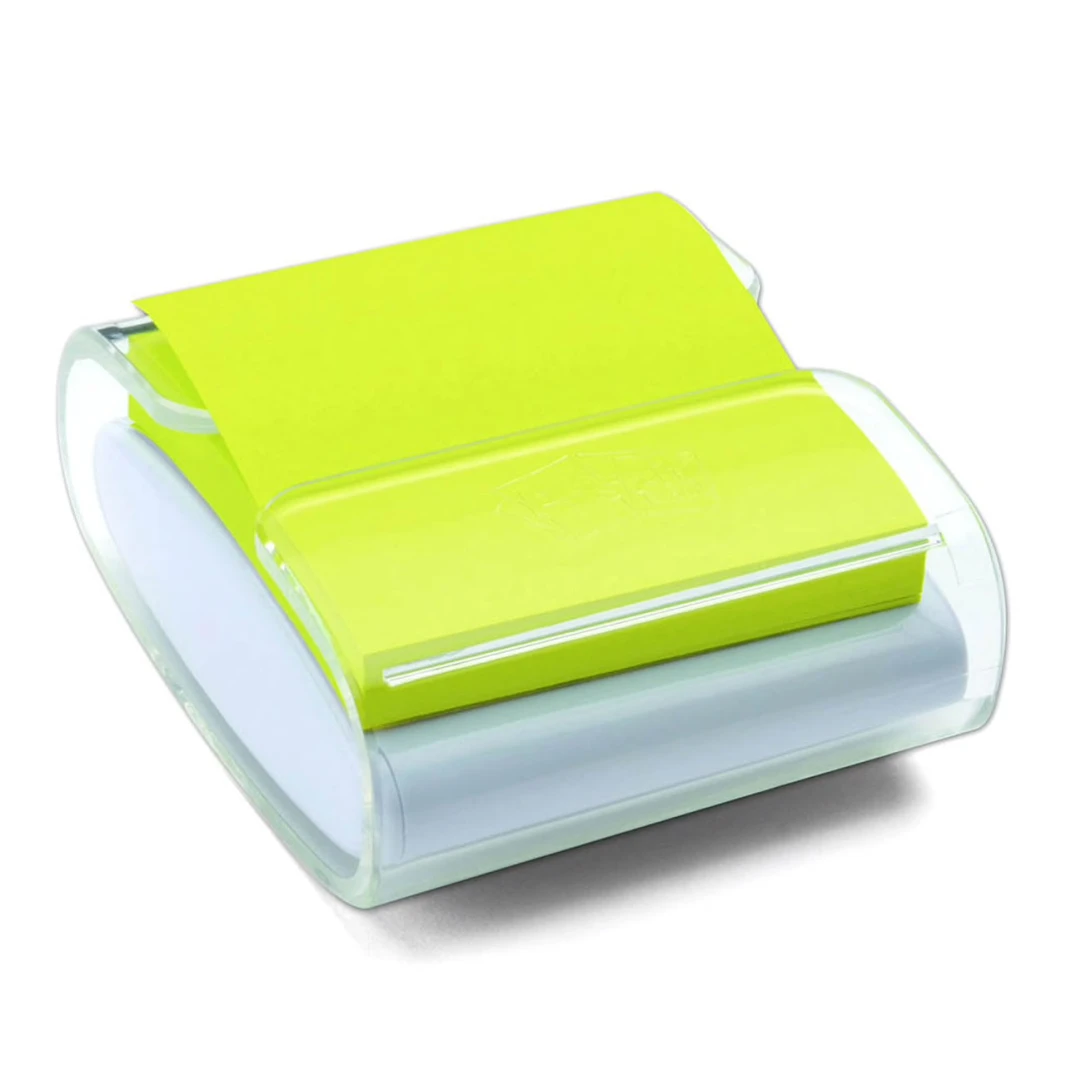 موزع ملاحظات شفاف من 3M Post-it® + 8 وسادات