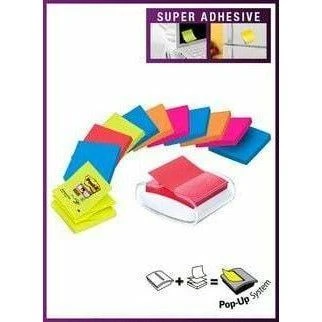 موزع ملاحظات شفاف من 3M Post-it® + 8 وسادات