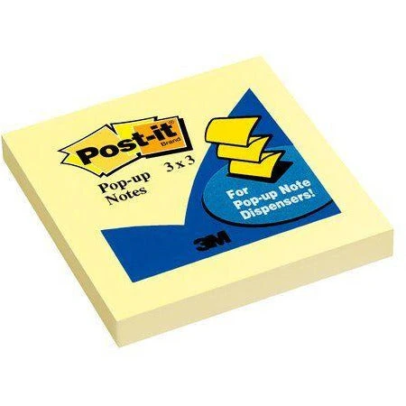 3M Post-it® NOTES 3"x3" Pop-Up