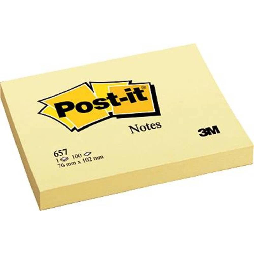 ملاحظات 3M Post-it® مقاس 3"×4"